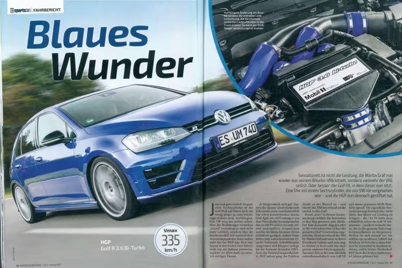 HGP Golf R 3.6 BiTurbo, the blue wonder